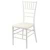 Atlas Commercial Products Resin Chiavari Chair with Premium Steel Frame, White RCC3WH